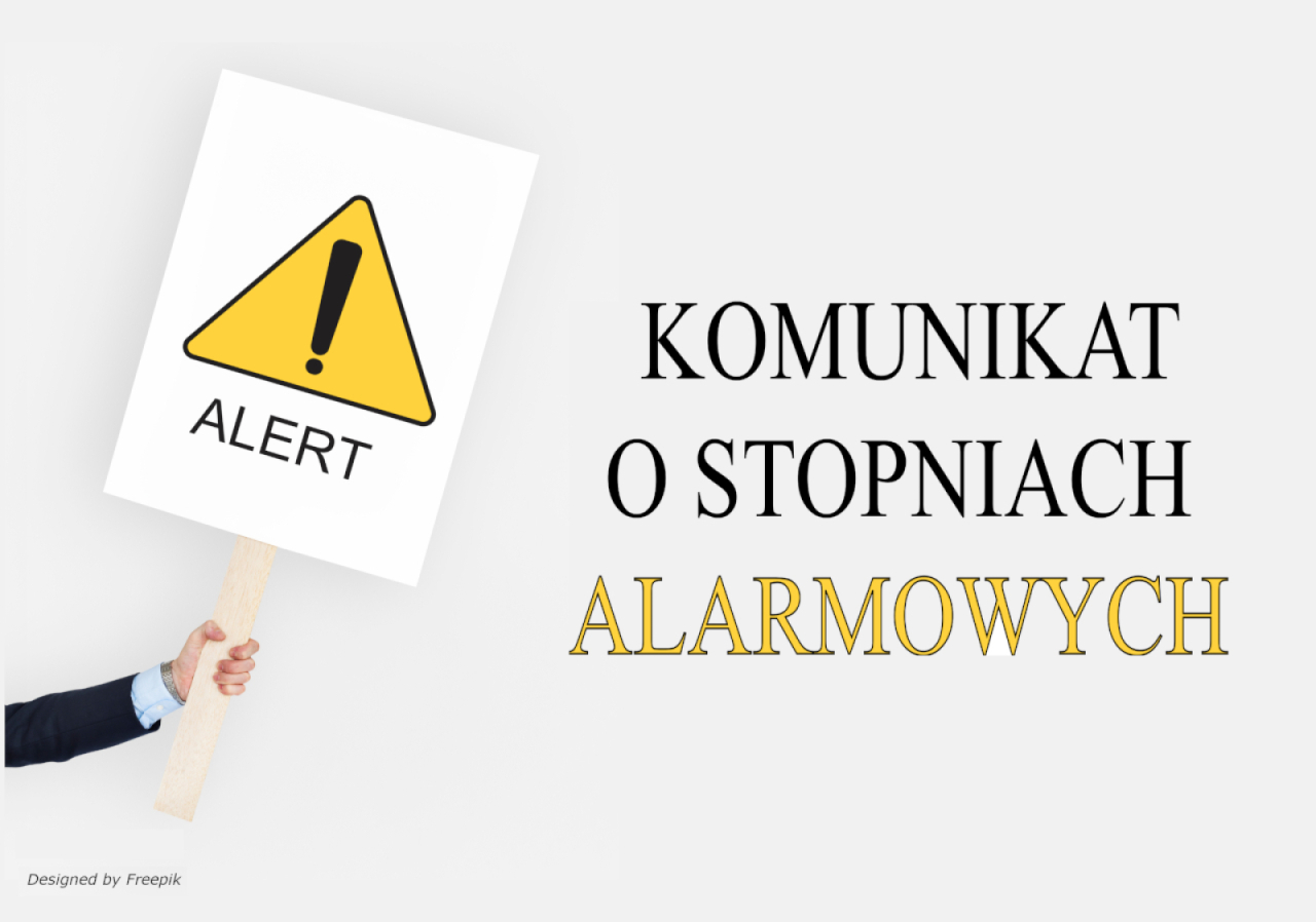 Komunikat o stopniach alarmowych na terytorium Rzeczypospolitej Polskiej